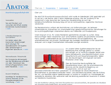 Tablet Screenshot of abator.de