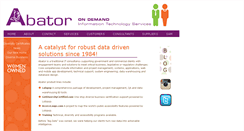 Desktop Screenshot of abator.com